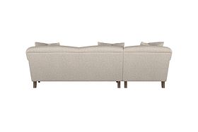 Deni Large Left Hand Chaise Sofa - Brera Linen Jade