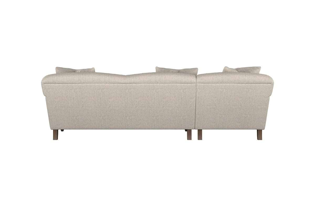 Deni Large Left Hand Chaise Sofa - Brera Linen Jade