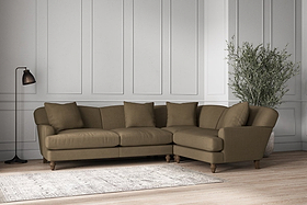Deni Large Left Hand Corner Sofa - Brera Linen Chestnut-nkuku