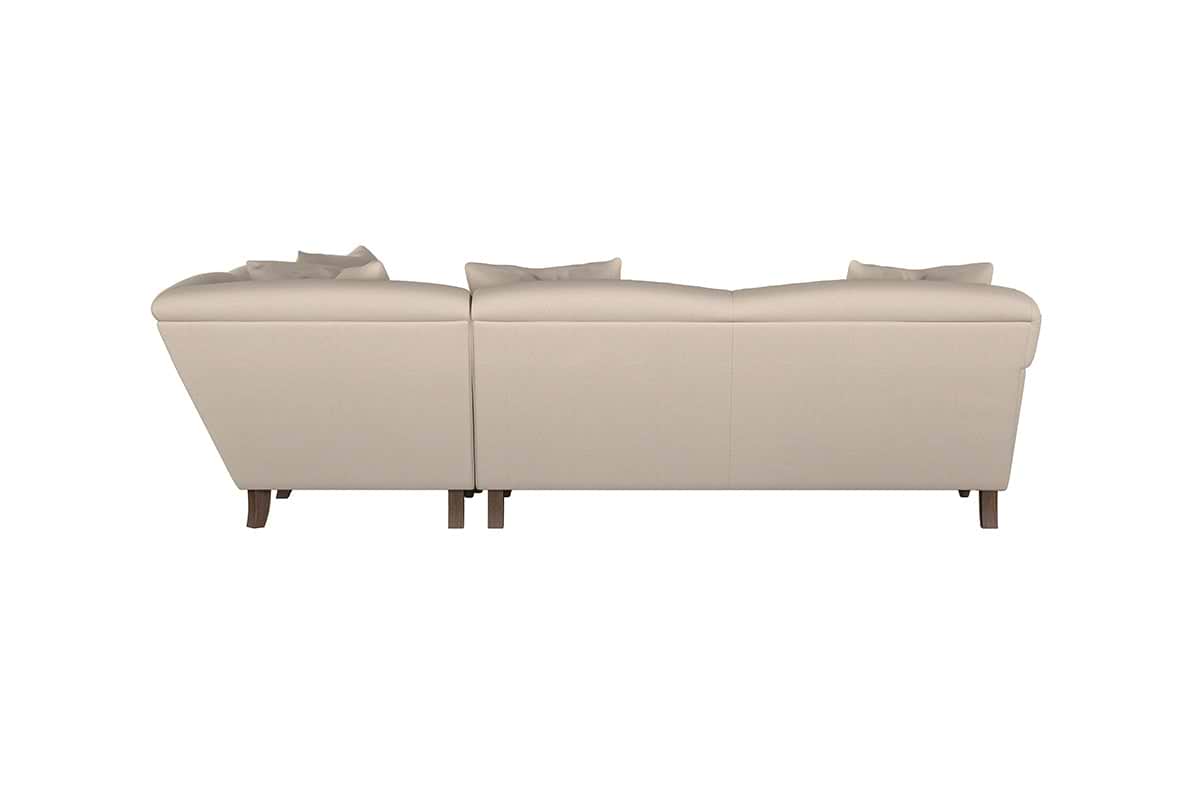 Deni Large Left Hand Corner Sofa - Recycled Cotton Airforce-nkuku