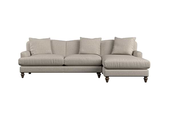 Deni Large Right Hand Chaise Sofa - Brera Linen Natural-nkuku
