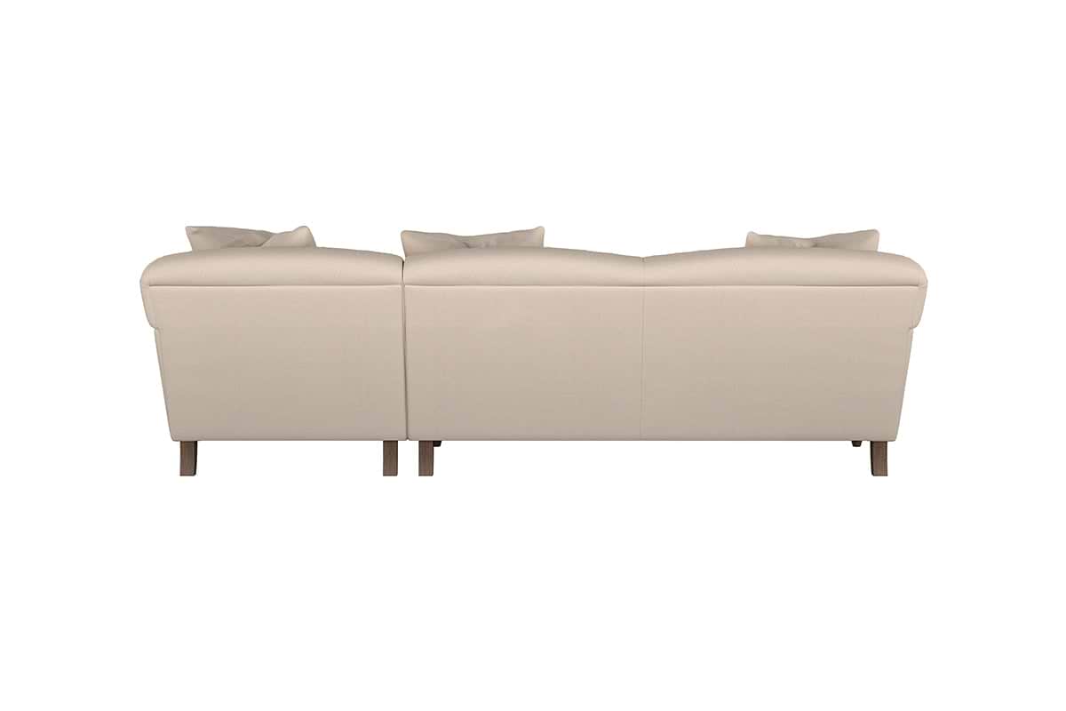 Deni Large Right Hand Chaise Sofa - Recycled Cotton Navy