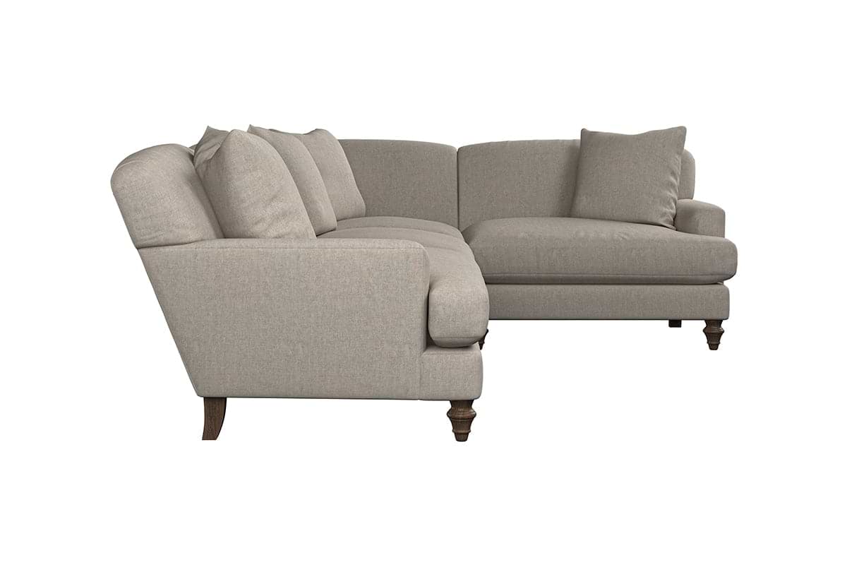 Deni Large Right Hand Corner Sofa - Brera Linen Espresso-nkuku