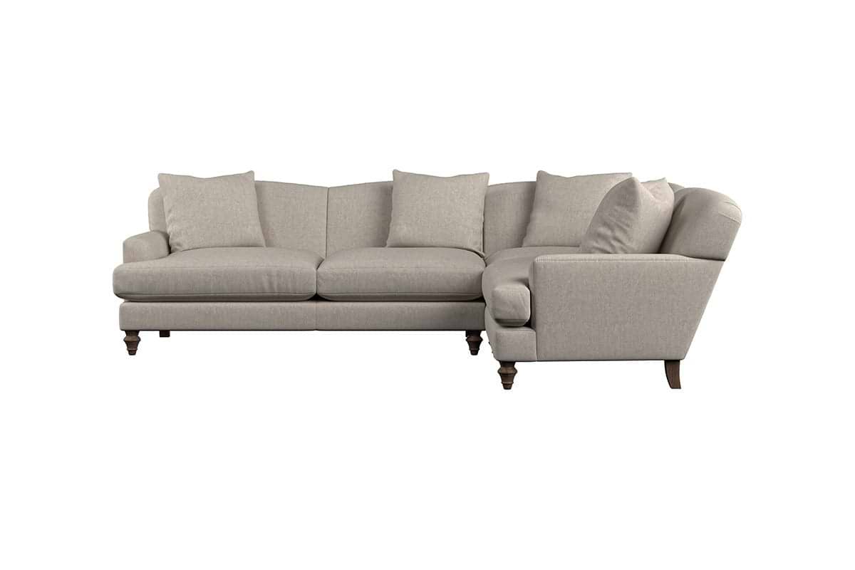 Deni Large Right Hand Corner Sofa - Brera Linen Granite-nkuku