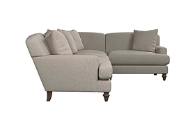 Deni Large Right Hand Corner Sofa - Brera Linen Smoke-MAKE TO ORDER-Nkuku