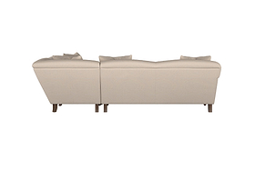 Deni Large Right Hand Corner Sofa - Recycled Cotton Mocha