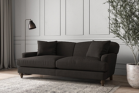 Deni Large Sofa - Brera Linen Espresso-MAKE TO ORDER-Nkuku