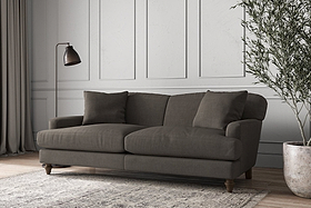 Deni Large Sofa - Brera Linen Granite-MAKE TO ORDER-Nkuku