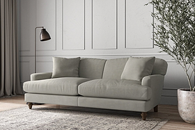 Deni Large Sofa - Brera Linen Smoke-MAKE TO ORDER-Nkuku