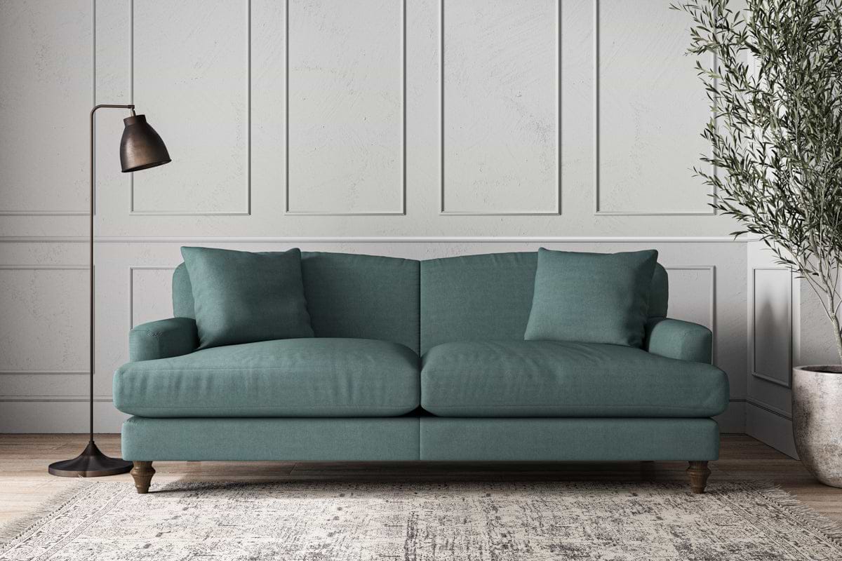 Deni Large Sofa - Recycled Cotton Airforce-MAKE TO ORDER-Nkuku