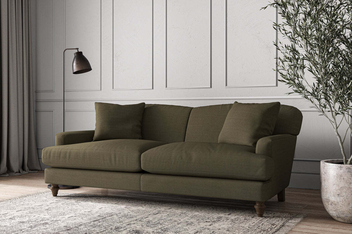 Deni Large Sofa - Recycled Cotton Fatigue-MAKE TO ORDER-Nkuku