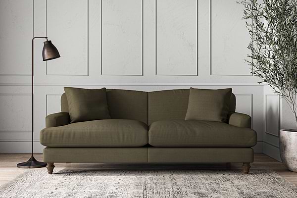 Deni Large Sofa - Recycled Cotton Fatigue-MAKE TO ORDER-Nkuku