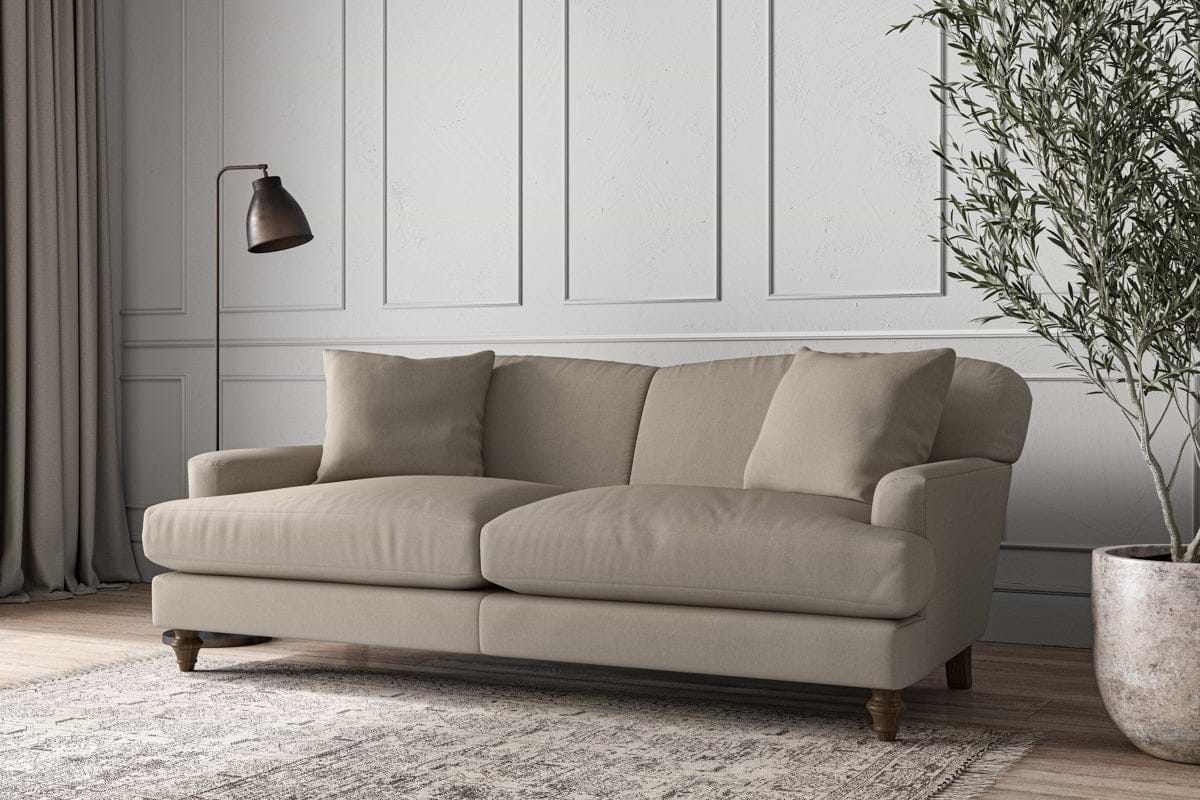 Deni Large Sofa - Recycled Cotton Flax-MAKE TO ORDER-Nkuku