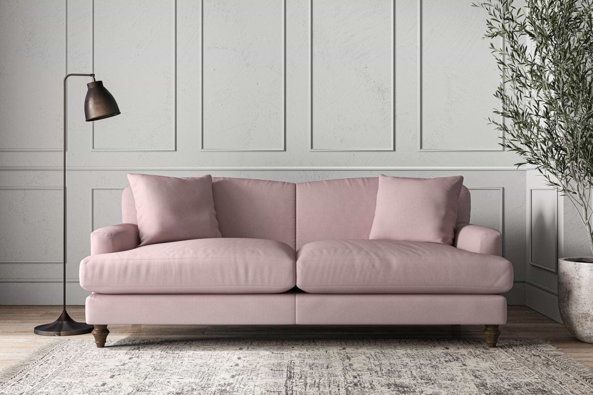 Deni Large Sofa - Recycled Cotton Lavender-MAKE TO ORDER-Nkuku