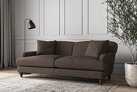 Deni Large Sofa - Recycled Cotton Mocha-MAKE TO ORDER-Nkuku