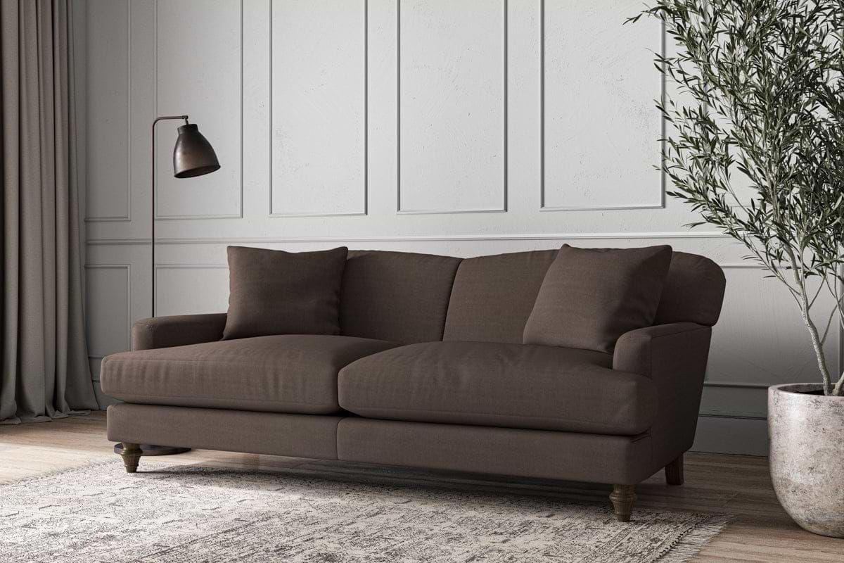 Deni Large Sofa - Recycled Cotton Mocha-MAKE TO ORDER-Nkuku