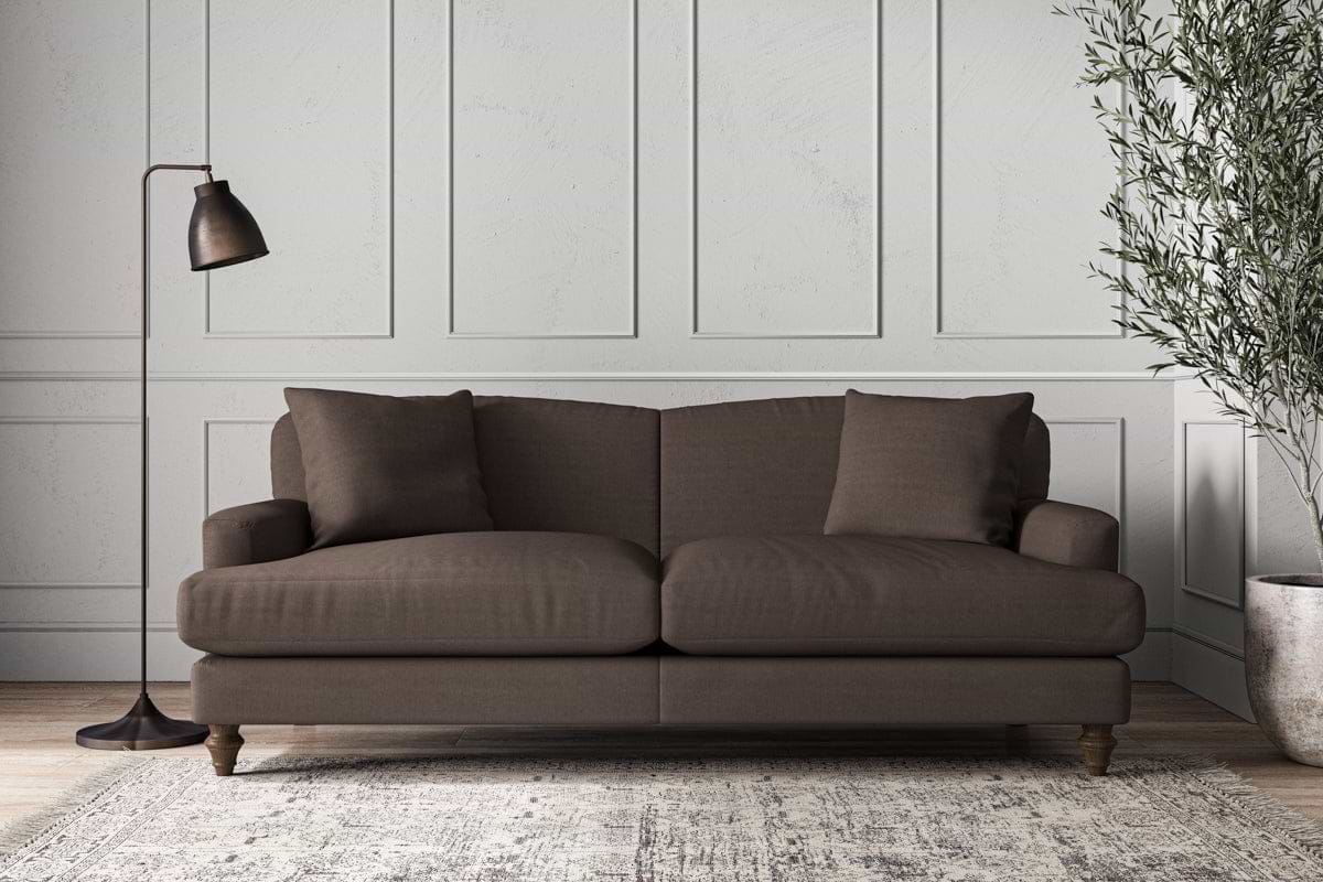 Deni Large Sofa - Recycled Cotton Mocha-MAKE TO ORDER-Nkuku