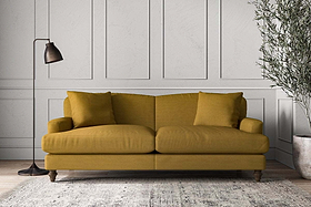 Deni Large Sofa - Recycled Cotton Ochre-MAKE TO ORDER-Nkuku