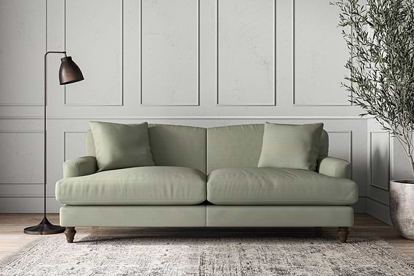 Deni Large Sofa - Recycled Cotton Seaspray-MAKE TO ORDER-Nkuku