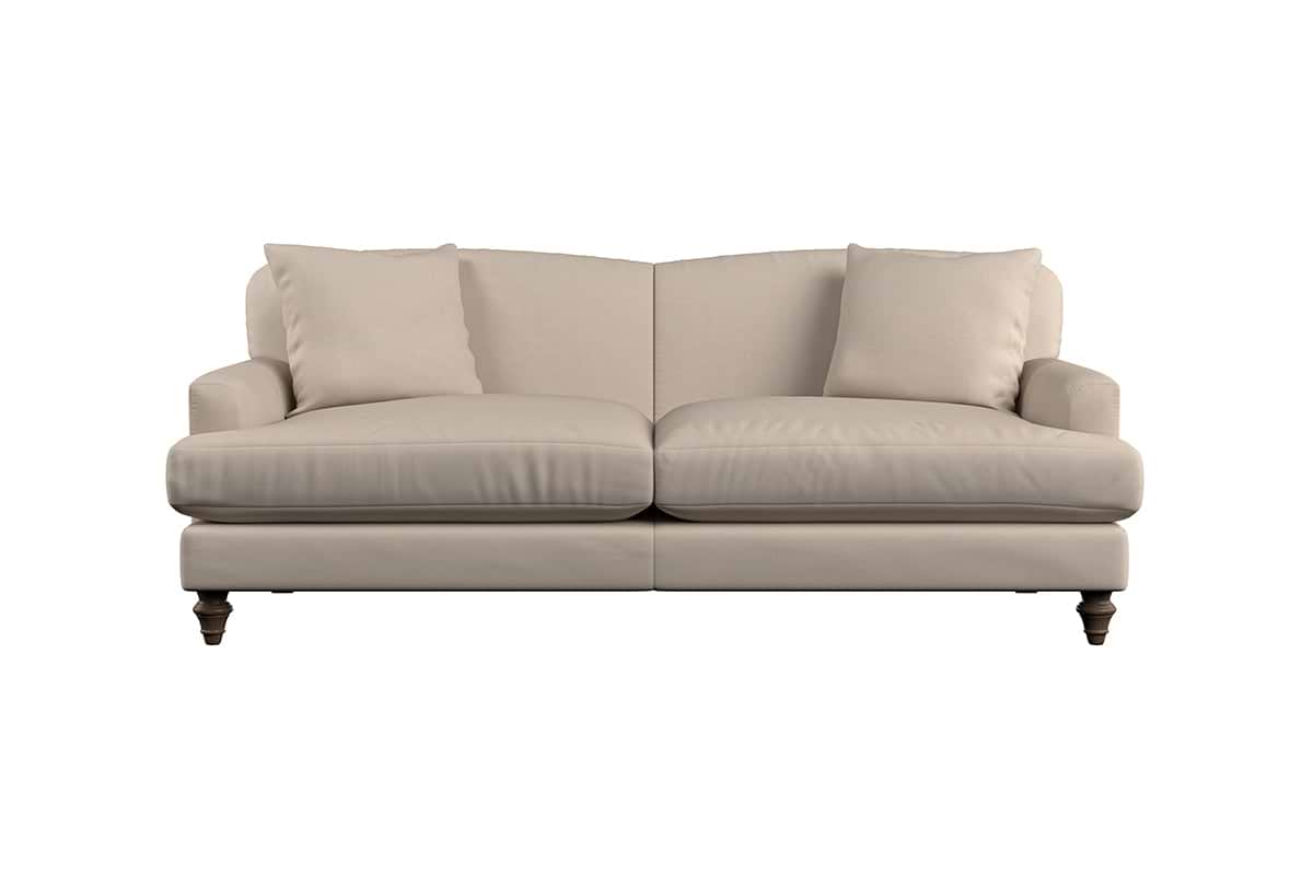 Deni Large Sofa - Recycled Cotton Stone-MAKE TO ORDER-Nkuku