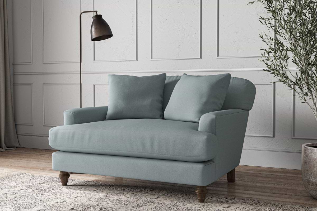 Deni Love Seat - Recycled Cotton Horizon-MAKE TO ORDER-Nkuku