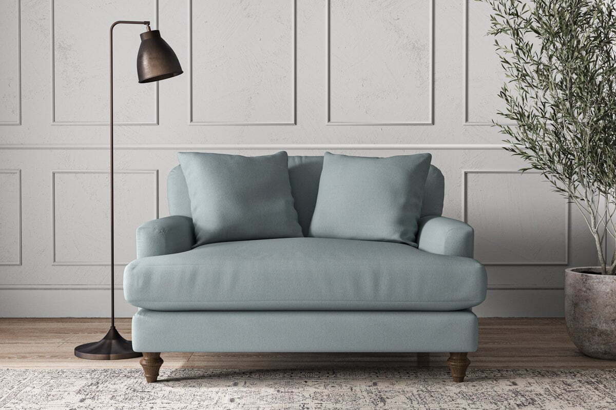 Deni Love Seat - Recycled Cotton Horizon-MAKE TO ORDER-Nkuku