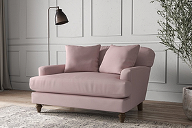 Deni Love Seat - Recycled Cotton Lavender