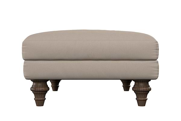 Deni Medium Footstool - Brera Linen Dusk
