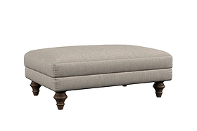 Deni Medium Footstool - Brera Linen Sage