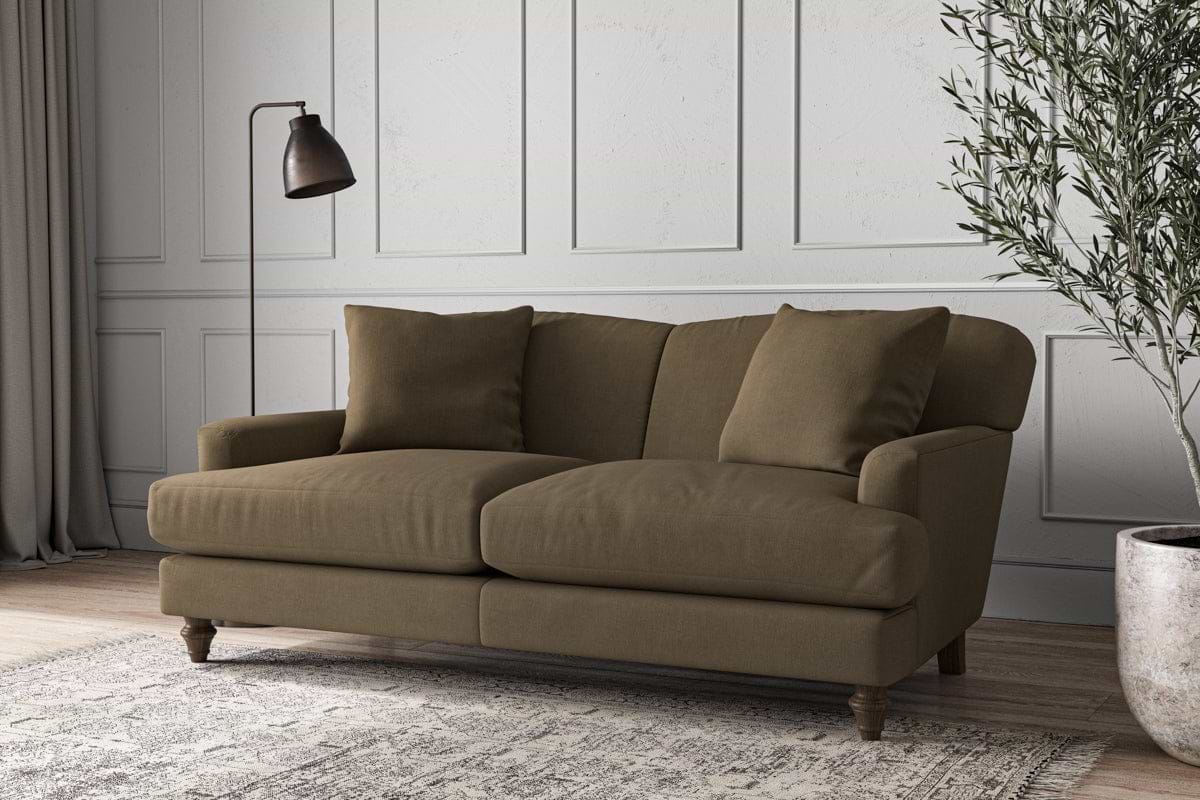 Deni Medium Sofa - Brera Linen Chestnut