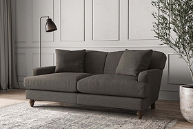 Deni Medium Sofa - Brera Linen Granite