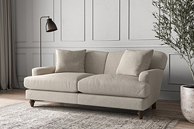 Deni Medium Sofa - Brera Linen Natural-MAKE TO ORDER-Nkuku