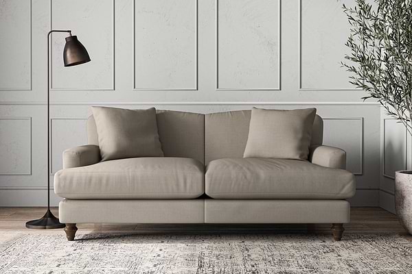 Deni Medium Sofa - Recycled Cotton Flax