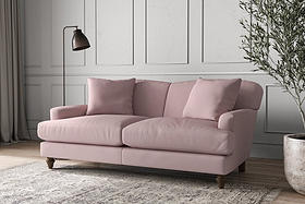 Deni Medium Sofa - Recycled Cotton Lavender-MAKE TO ORDER-Nkuku