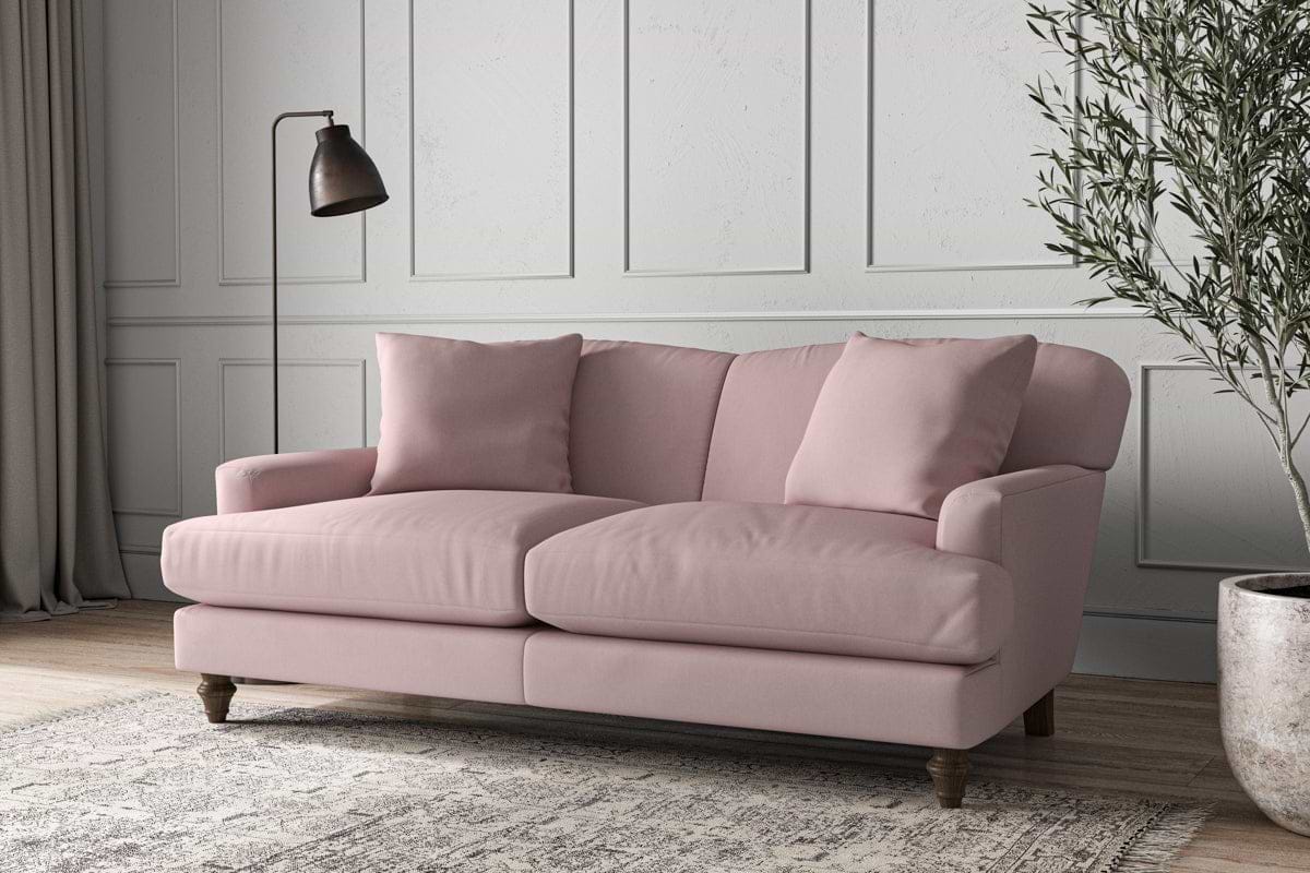 Deni Medium Sofa - Recycled Cotton Lavender-MAKE TO ORDER-Nkuku
