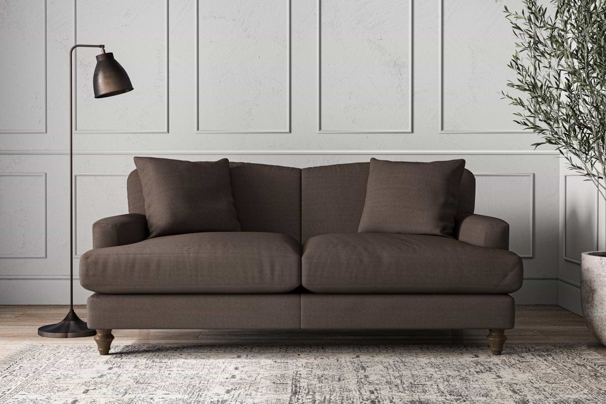 Deni Medium Sofa - Recycled Cotton Mocha-MAKE TO ORDER-Nkuku