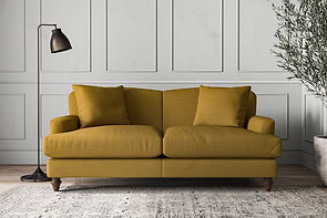 Deni Medium Sofa - Recycled Cotton Ochre-MAKE TO ORDER-Nkuku