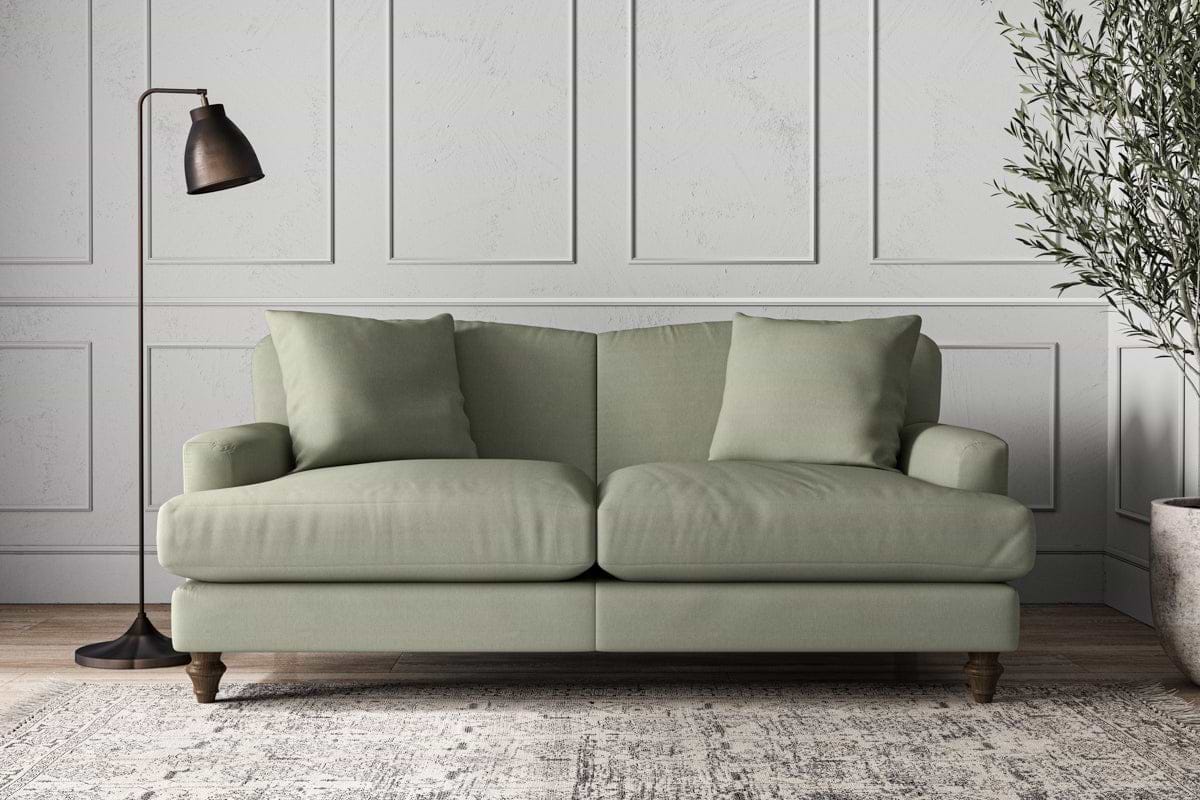 Deni Medium Sofa - Recycled Cotton Seaspray-MAKE TO ORDER-Nkuku