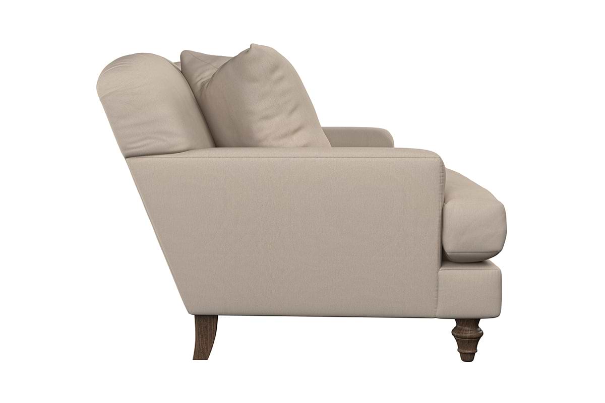 Deni Medium Sofa - Recycled Cotton Stone-MAKE TO ORDER-Nkuku