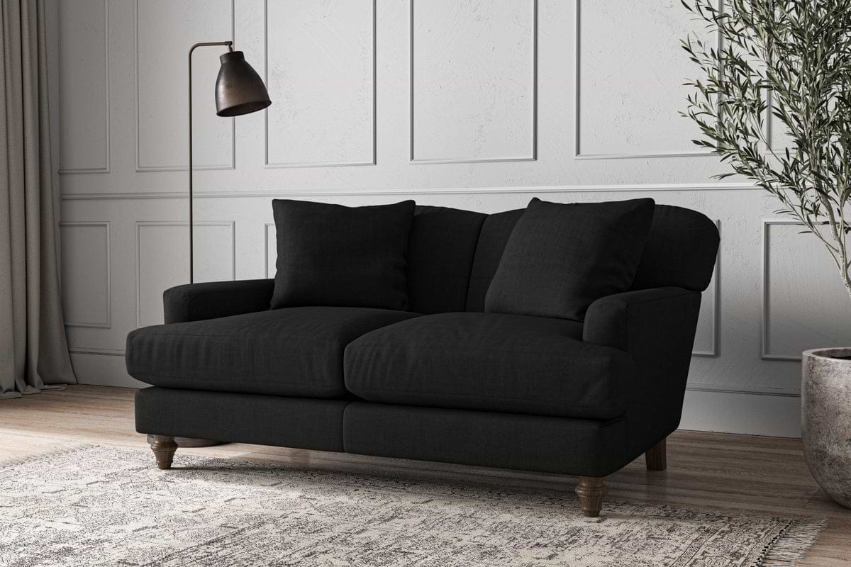 Deni Small Sofa - Brera Linen Charcoal