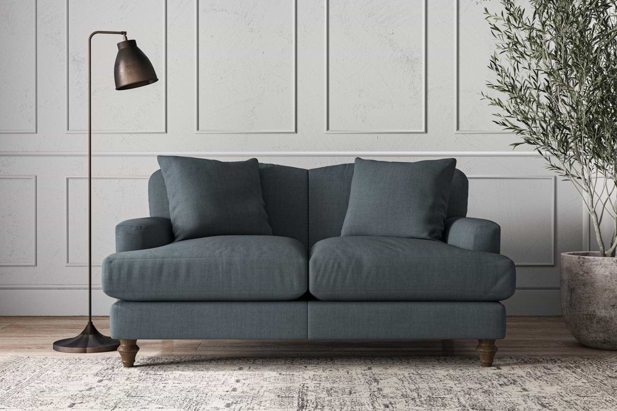 Deni Small Sofa - Brera Linen Dusk-MAKE TO ORDER-Nkuku