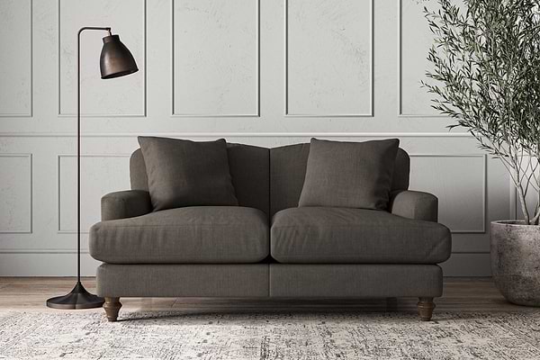 Deni Small Sofa - Brera Linen Granite