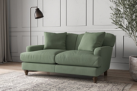 Deni Small Sofa - Brera Linen Jade-MAKE TO ORDER-Nkuku
