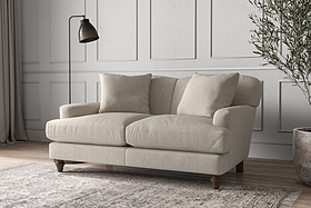 Deni Small Sofa - Brera Linen Natural-MAKE TO ORDER-Nkuku