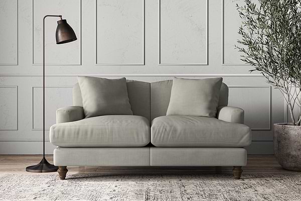 Deni Small Sofa - Brera Linen Smoke