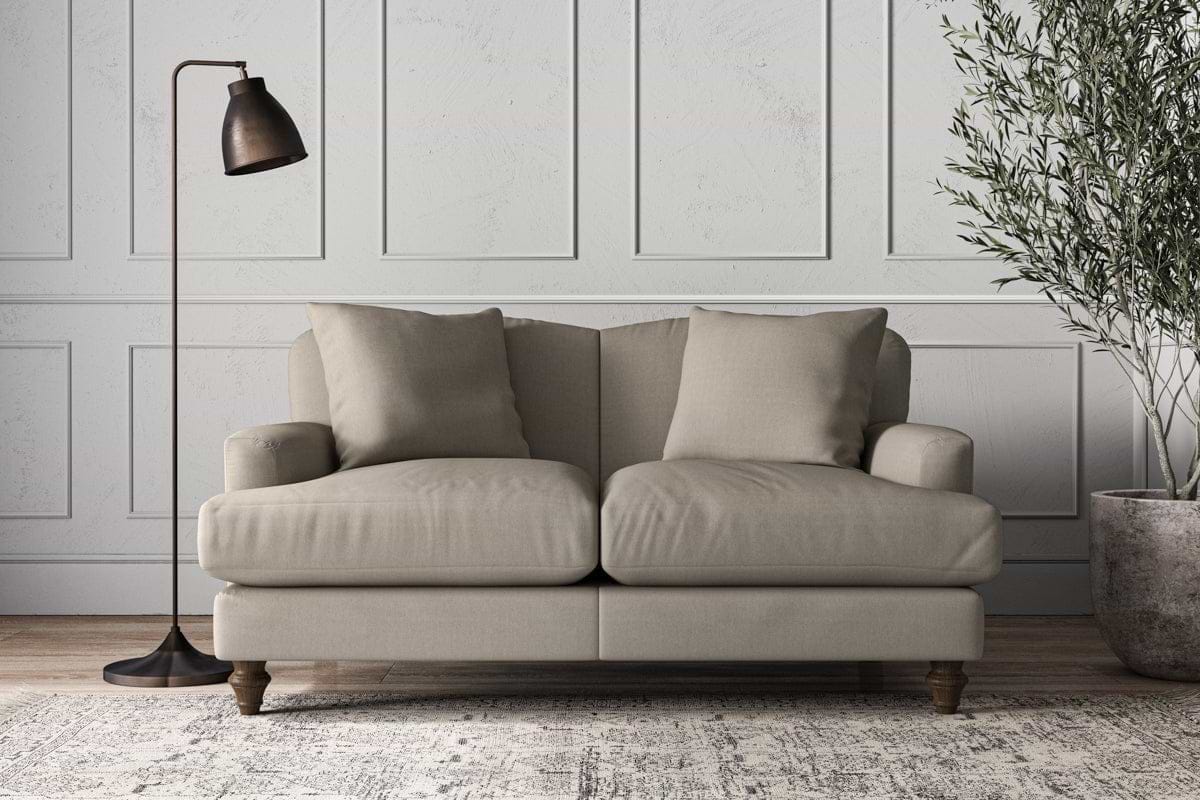 Deni Small Sofa - Recycled Cotton Flax-MAKE TO ORDER-Nkuku