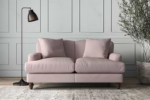 Deni Small Sofa - Recycled Cotton Lavender