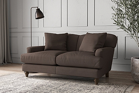 Deni Small Sofa - Recycled Cotton Mocha-MAKE TO ORDER-Nkuku