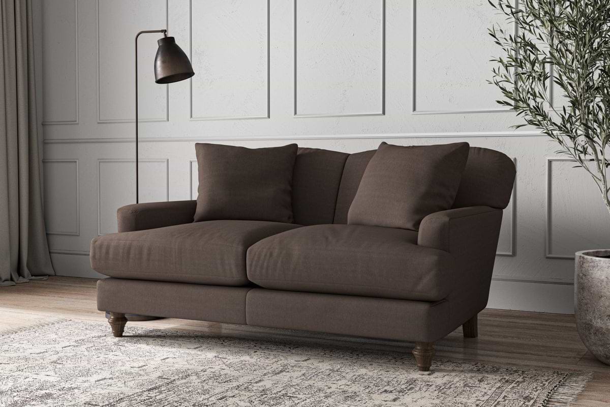 Deni Small Sofa - Recycled Cotton Mocha-MAKE TO ORDER-Nkuku