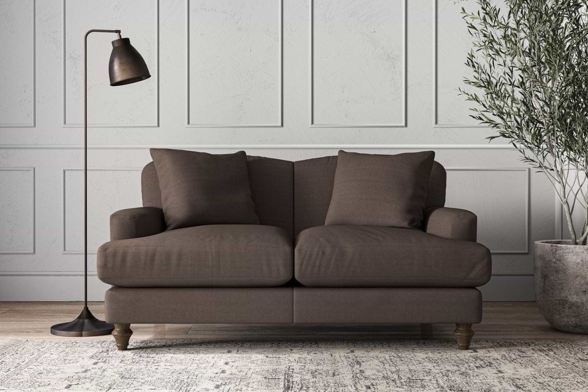Deni Small Sofa - Recycled Cotton Mocha-MAKE TO ORDER-Nkuku